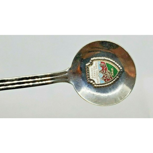 Fort U.S.A  Arizona Grand Canyon National Park Embossed Mini Silver Spoon - Picture 11 of 11
